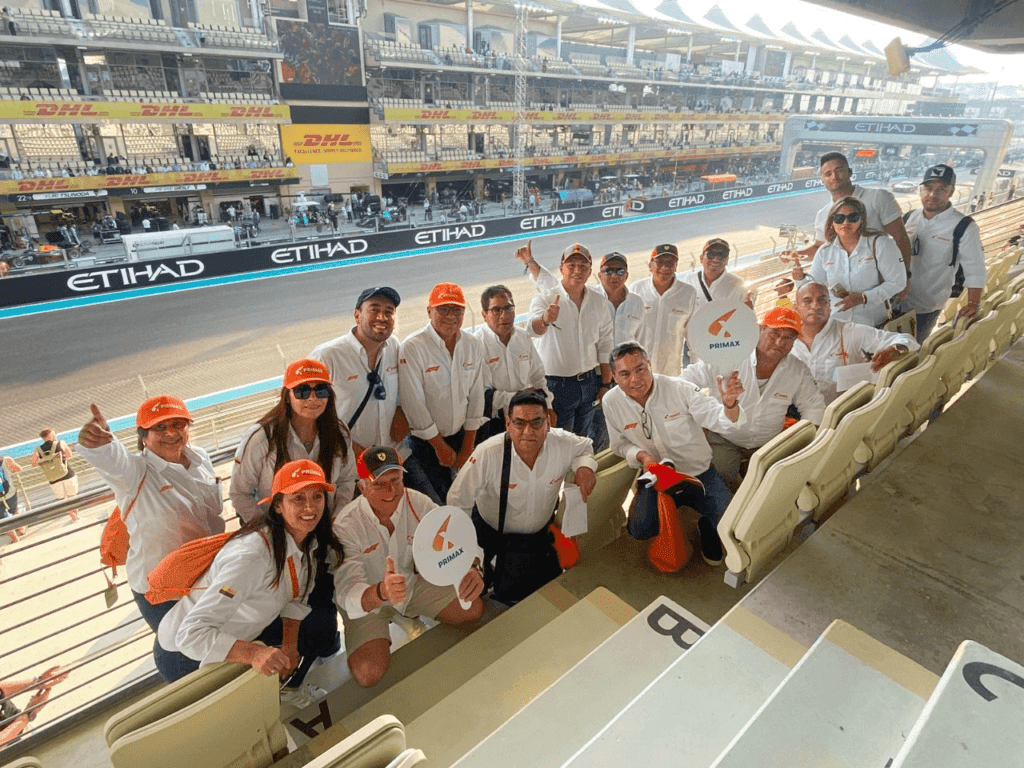 196 PRIMAX PREMIÓ A SOCIOS COMERCIALES CON VIAJE AL GRAND PRIX DE LA FÓRMULA 1 EN DUBAI