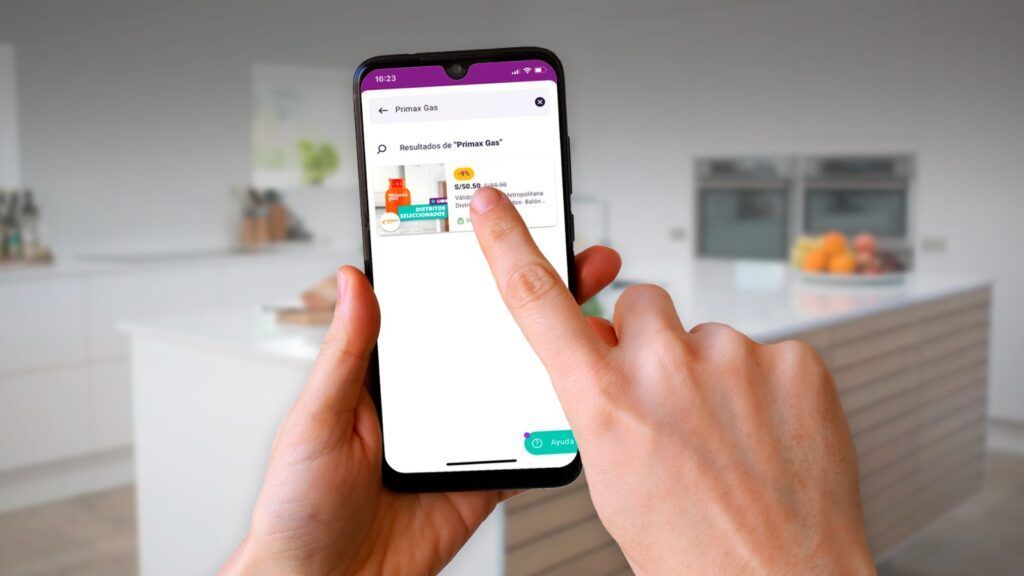 174 Primaxgas es la única marca de la categoría presente en este aplicativo